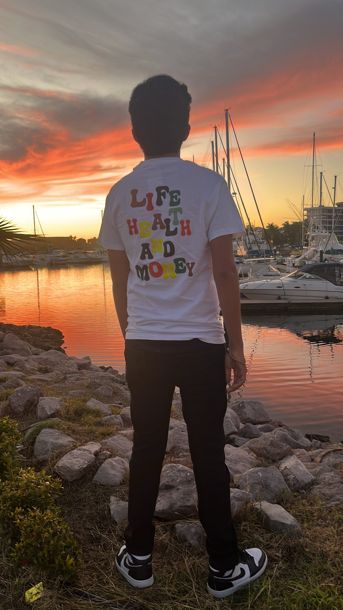 Life, heald and money white