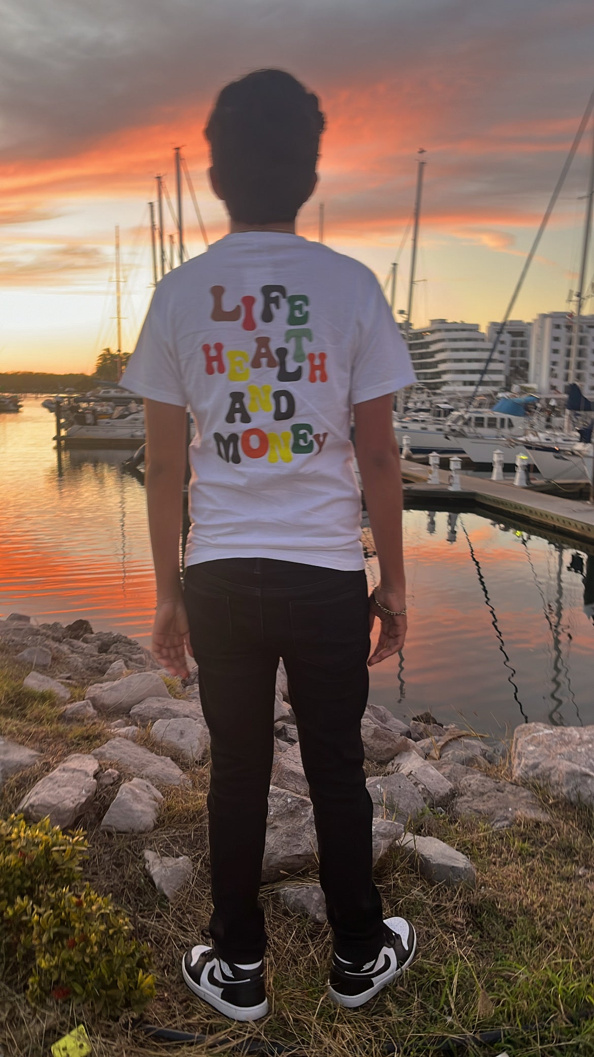 Life, heald and money white