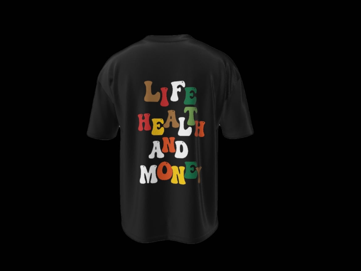 Life, heald and money Black